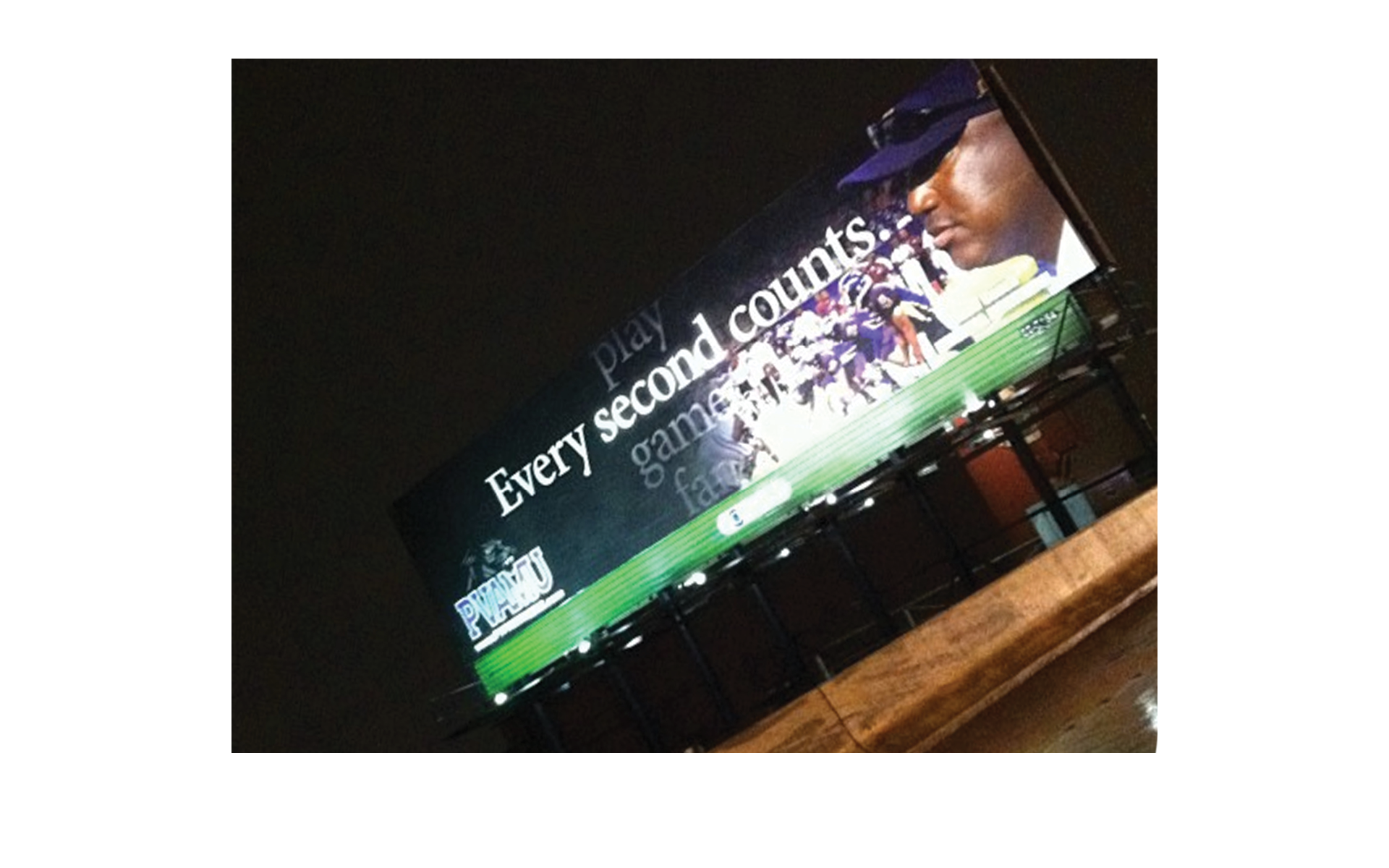 EVERY SECOND COUNTS BILLBOARD pvamu.edu