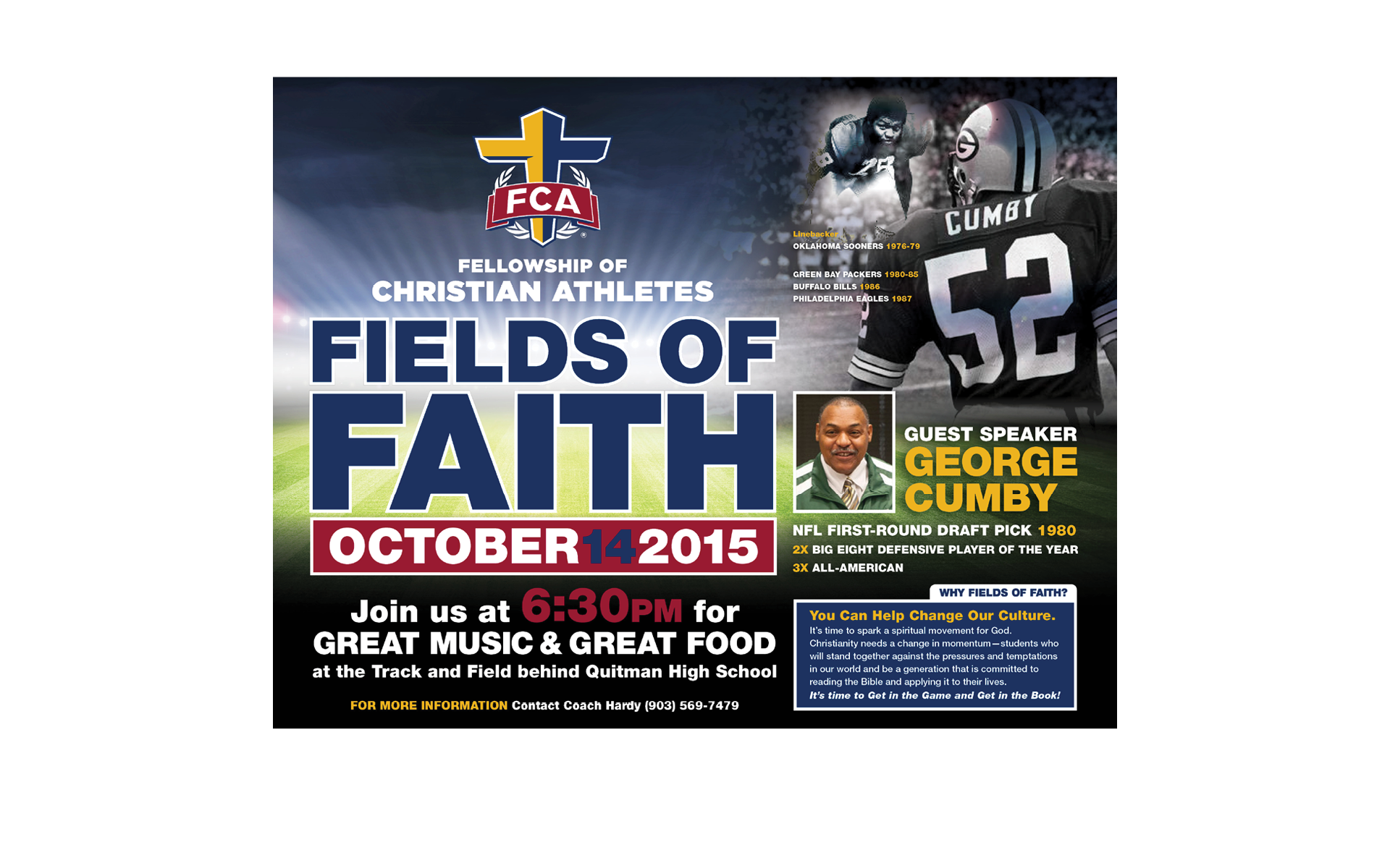 FIELDS OF FAITH FLYER