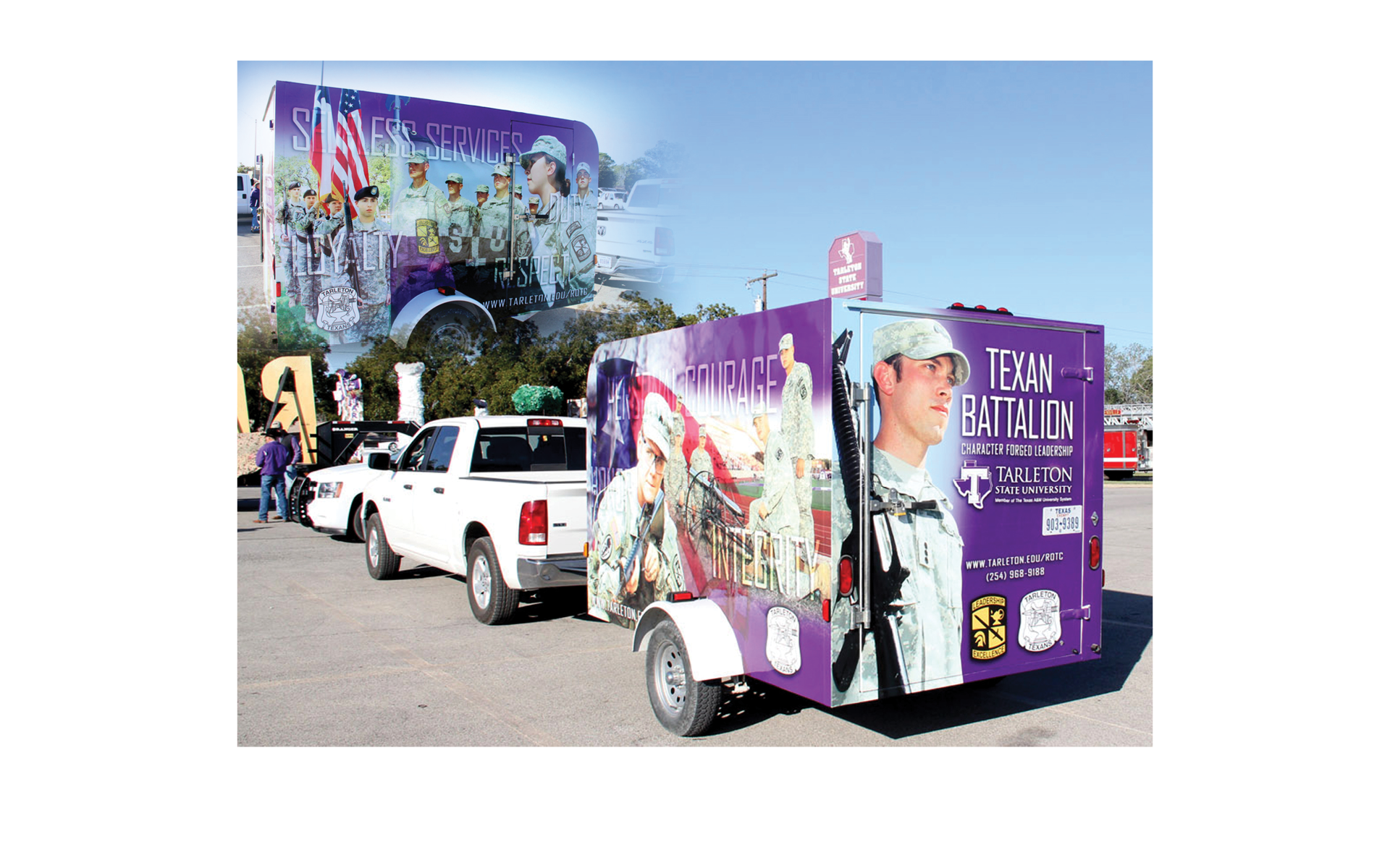 TEXAN BATTALION TRAILER WRAP tarleton.edu