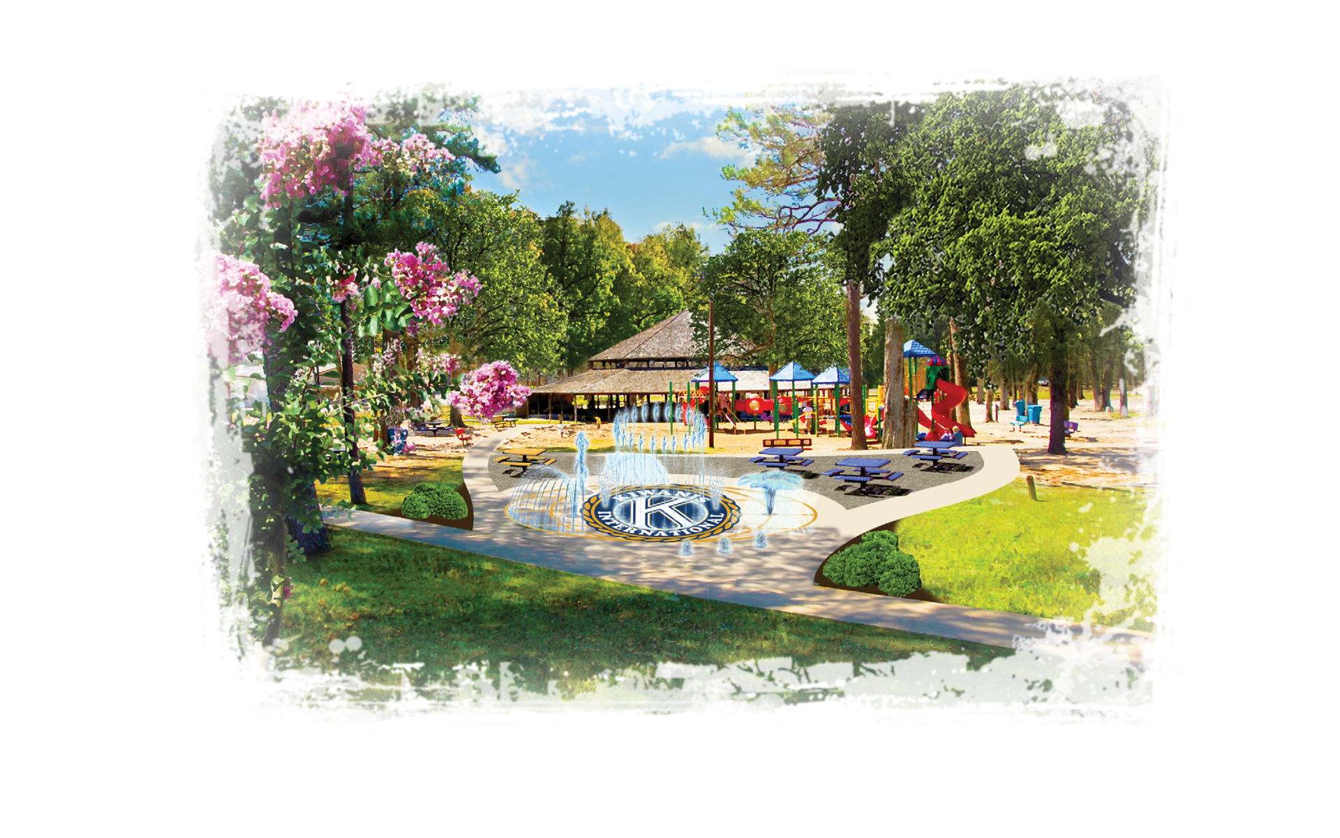 SPLASH PAD ILLUSTRATION