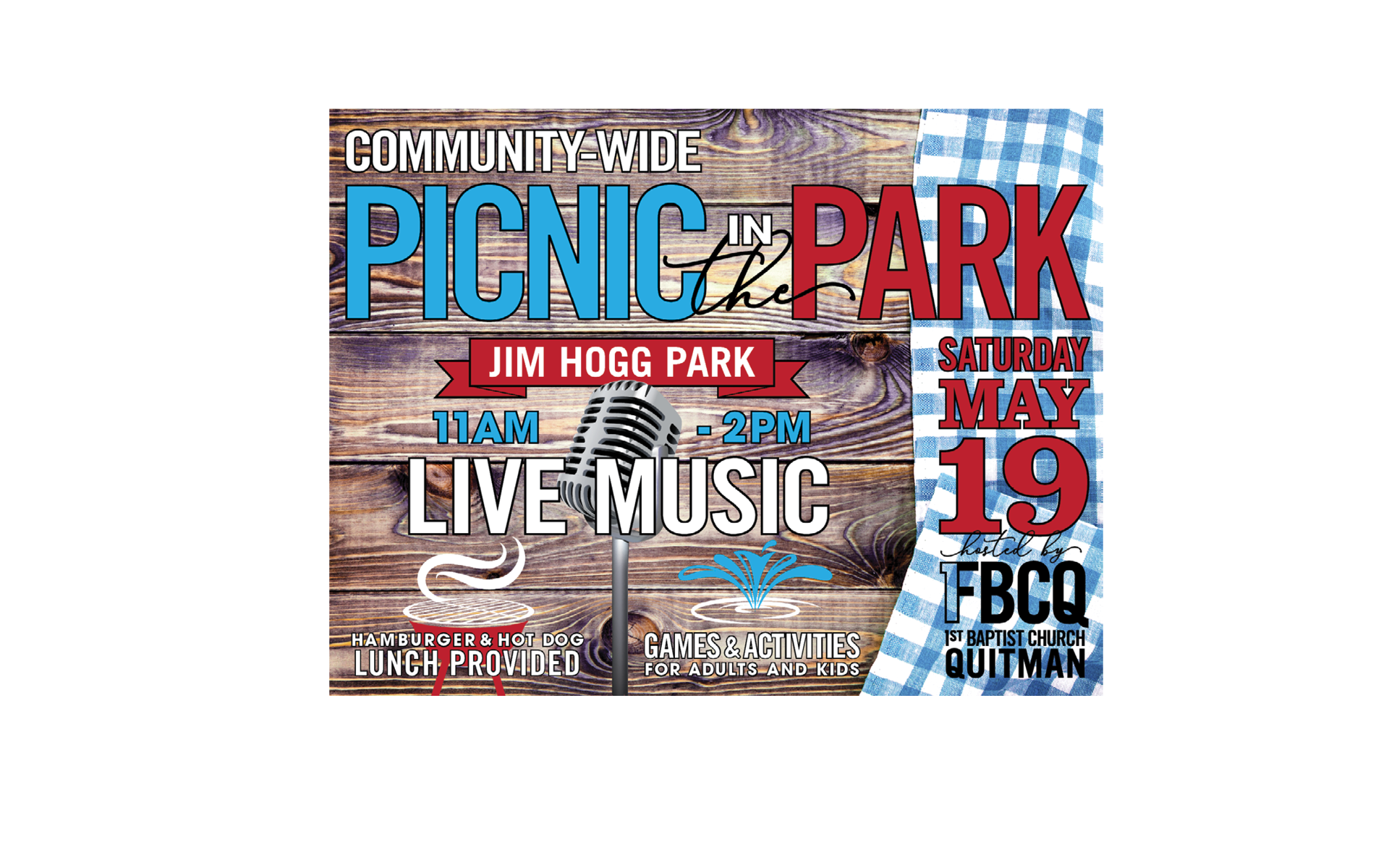 PICNIC IN THE PARK FLIER